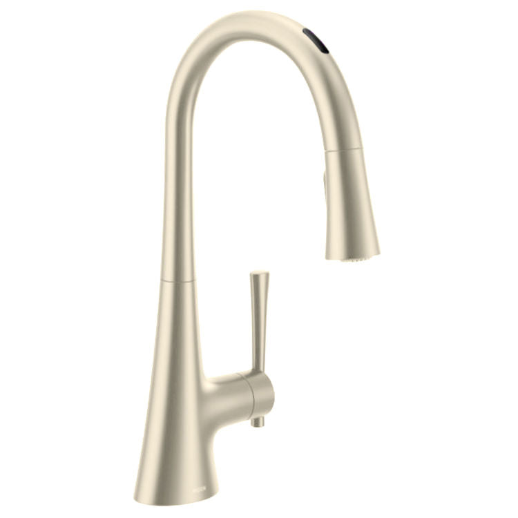 Kurv U by Moen Smart Faucet Kitchen Faucet in Pol. Nickel