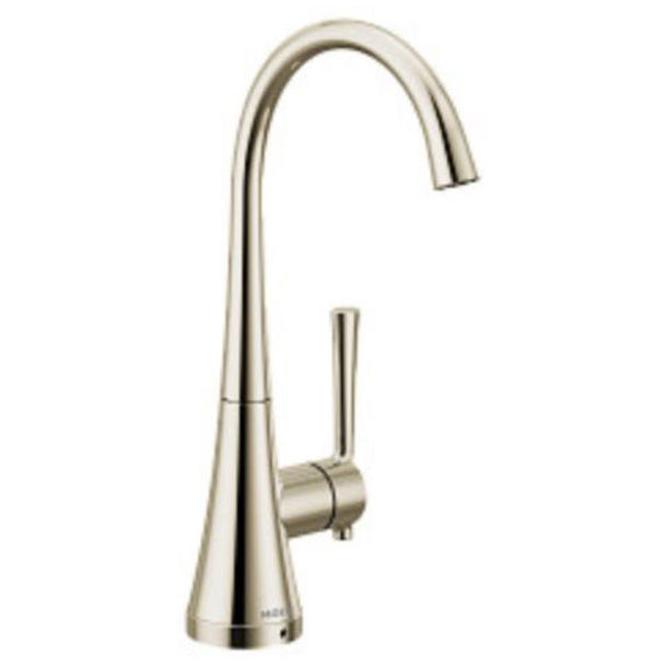 Kurv One-Handle High Arc Beverage Faucet in Polished Nickel