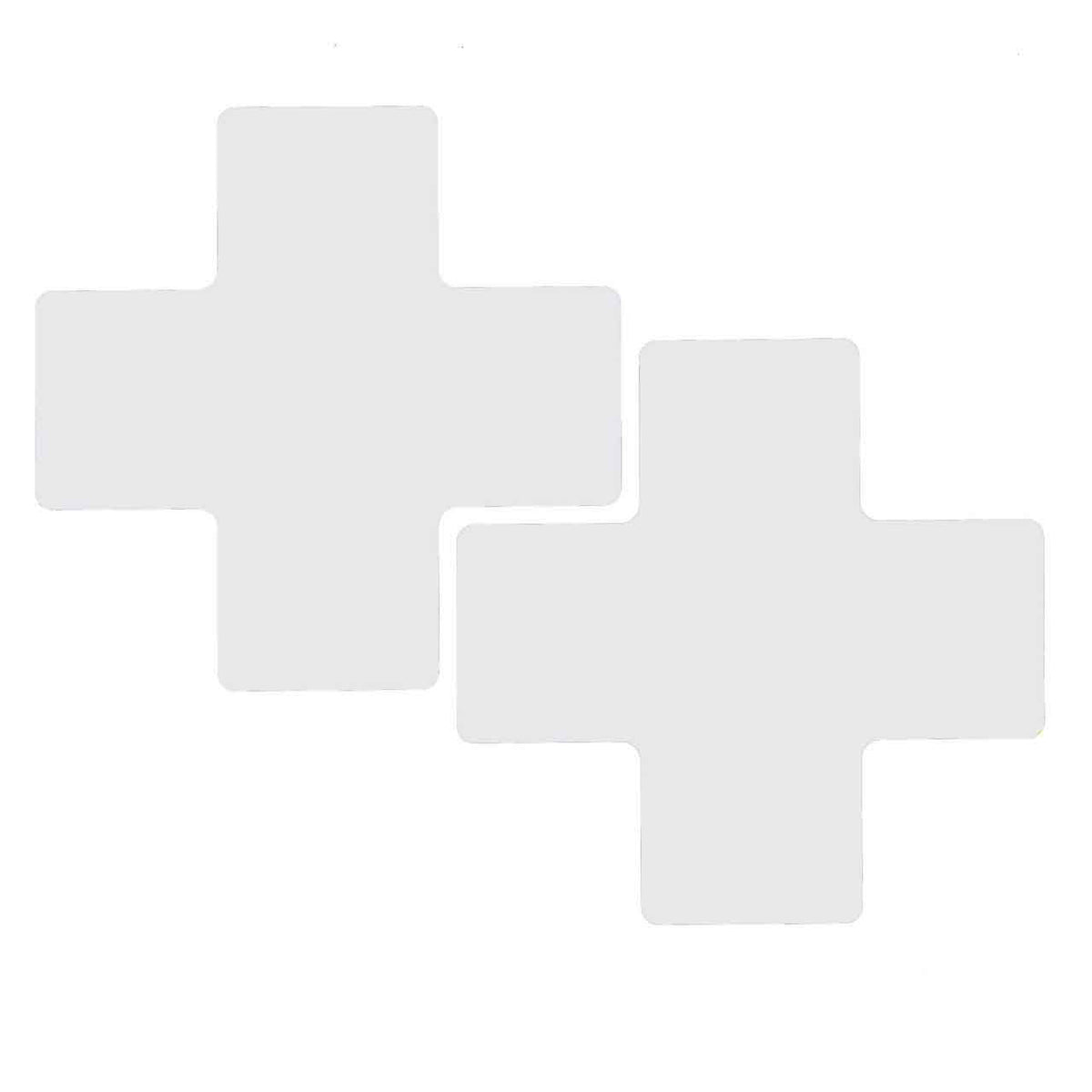 ToughStripe 3"x8" White Cross Shaped Corner Floor Marks