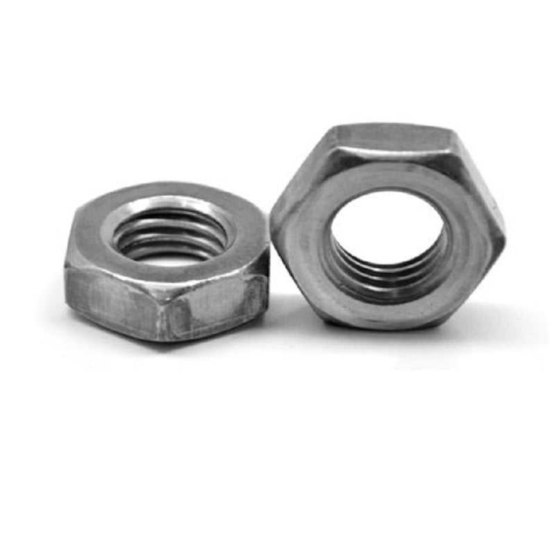 Hex Jam Nut M6X1.0 DIN 936 Class 6 Plain