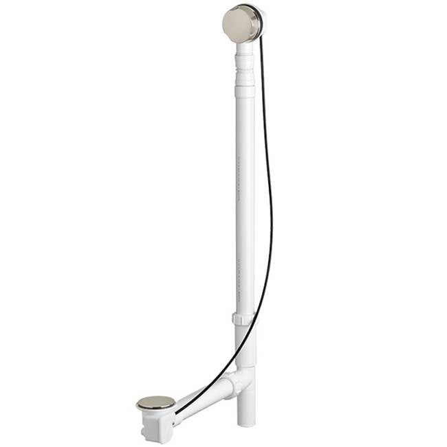 Tub Drain for St George, Flitzgerald, Seagram Tubs in Nickel