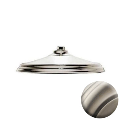 Traditional Single-Function Rain Showerhead In Carbon Bronze