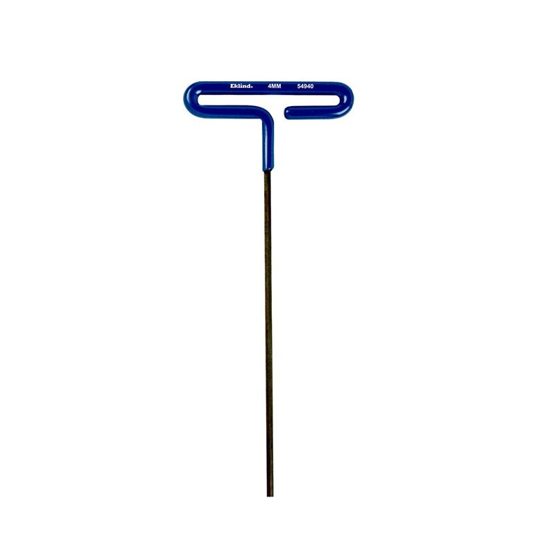 T-Handle Hex Key 4mm with Cushion Grip 9" Long