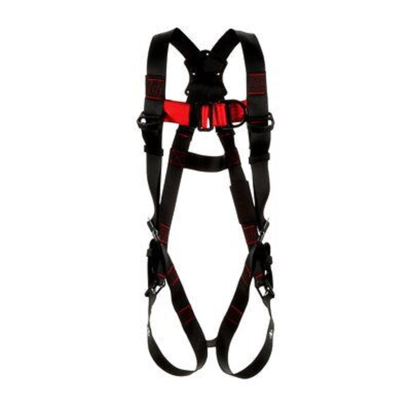 Protecta PRO Vest-Style Climbing Harness X-Large with Back & Front D-Rings, Tongue Buckle Leg Straps