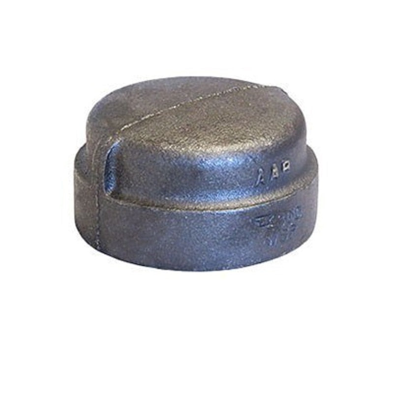 CAP 1/2 GALVANIZED MALLEABLE IRON 300# THREADED
