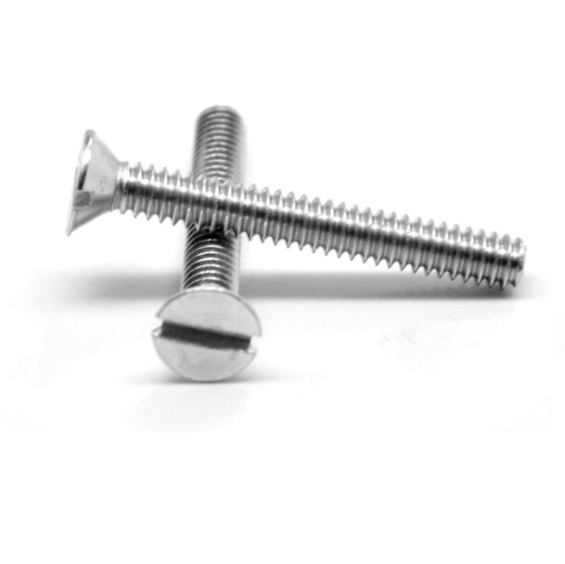 Machine Screw #10-32X5/16" Flat Head Slotted Zinc