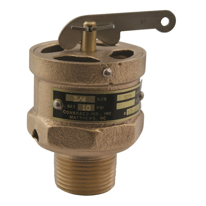 RELIEF VALVE 3/4 MXTOP BRASS 10# 13-101-B10 - LOW PRESSURE STEAM