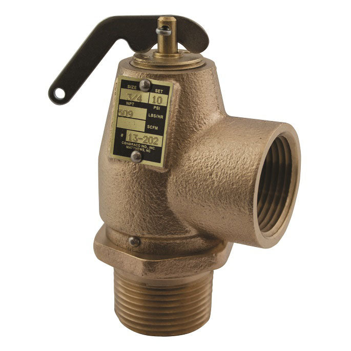 RELIEF VALVE 3/4 MXF BRASS 15# 13-211-B15 - LOW PRESSURE STEAM