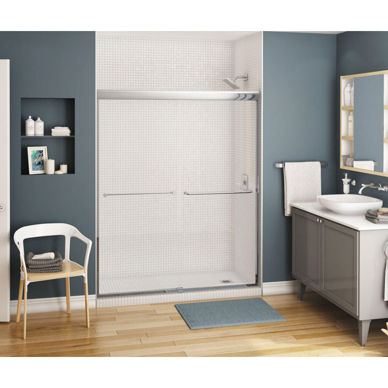 Kameleon 55-59x71" Slide Shower Door w/8mm Clear & Chrome