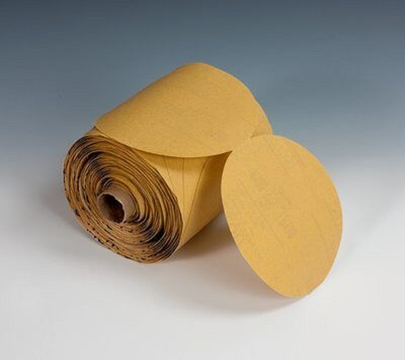 3M Stikit Disc Roll 5" No Hole 180 Grit 250 Discs Per Roll