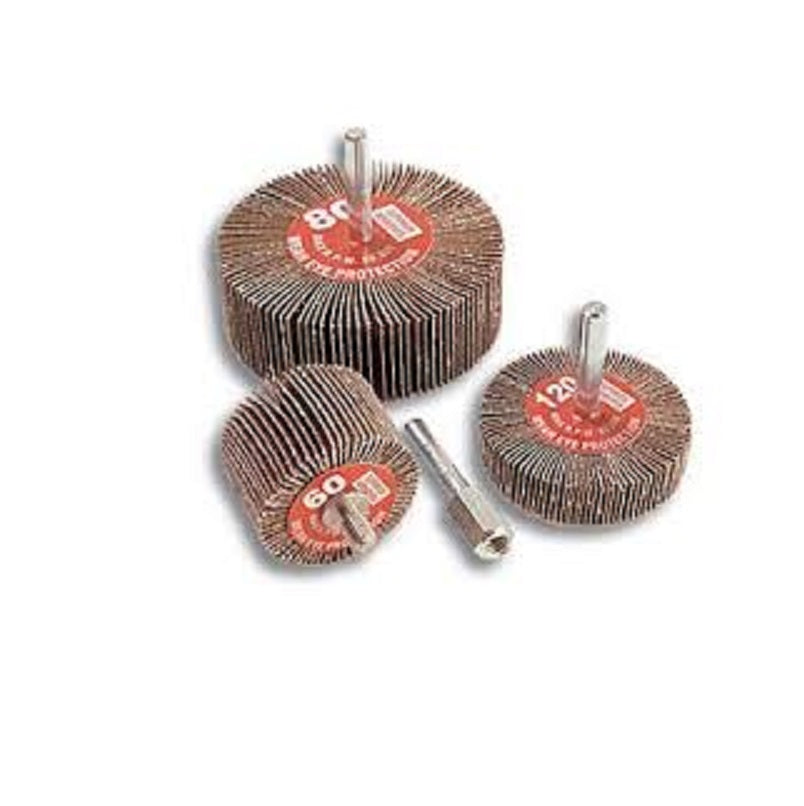 Flap Wheel 1-1/2"X1"X1/4" 60 Grit Shur-Kut