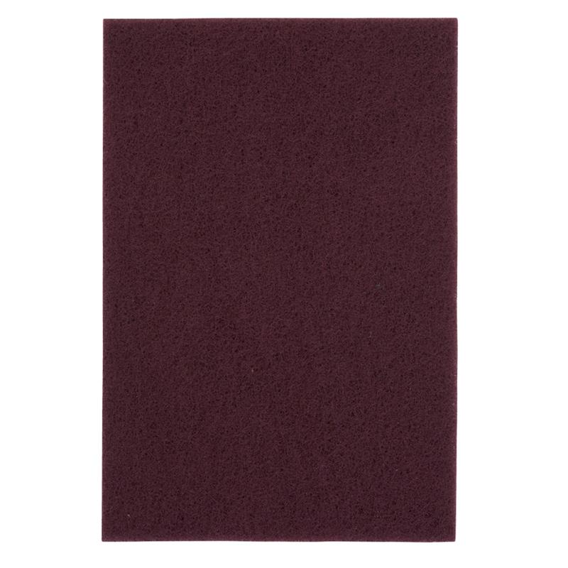 Hand Pad 6"X9" Maroon 747 General Purpose Plus Very Fine