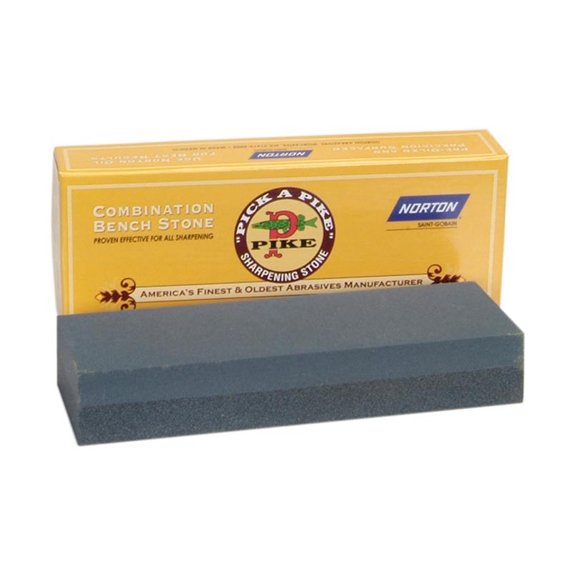Bench Stone 6"X2"X1" Combination Coarse/Fine Grit Crystolon JB6