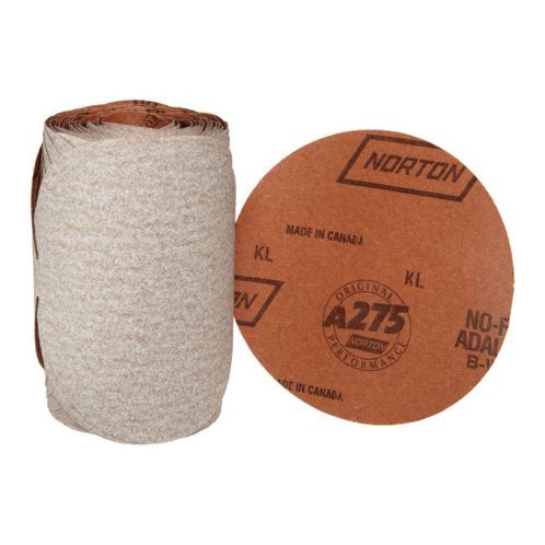 No-Fil Adalox PSA Disc Roll 6" 800 Grit Aluminum Oxide A275 100 Discs per Roll