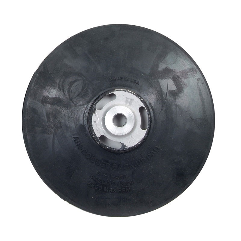 Back-Up Pad 4" Medium Rubber Air Cooled Standard