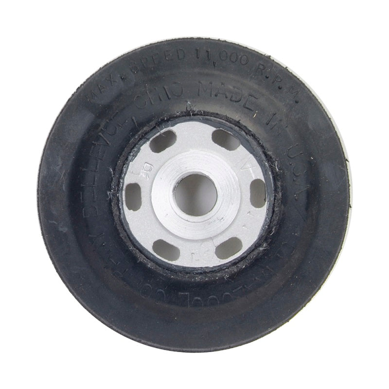 Back-Up Pad 4-1/2" Medium Rubber Air Cooled No-Nose