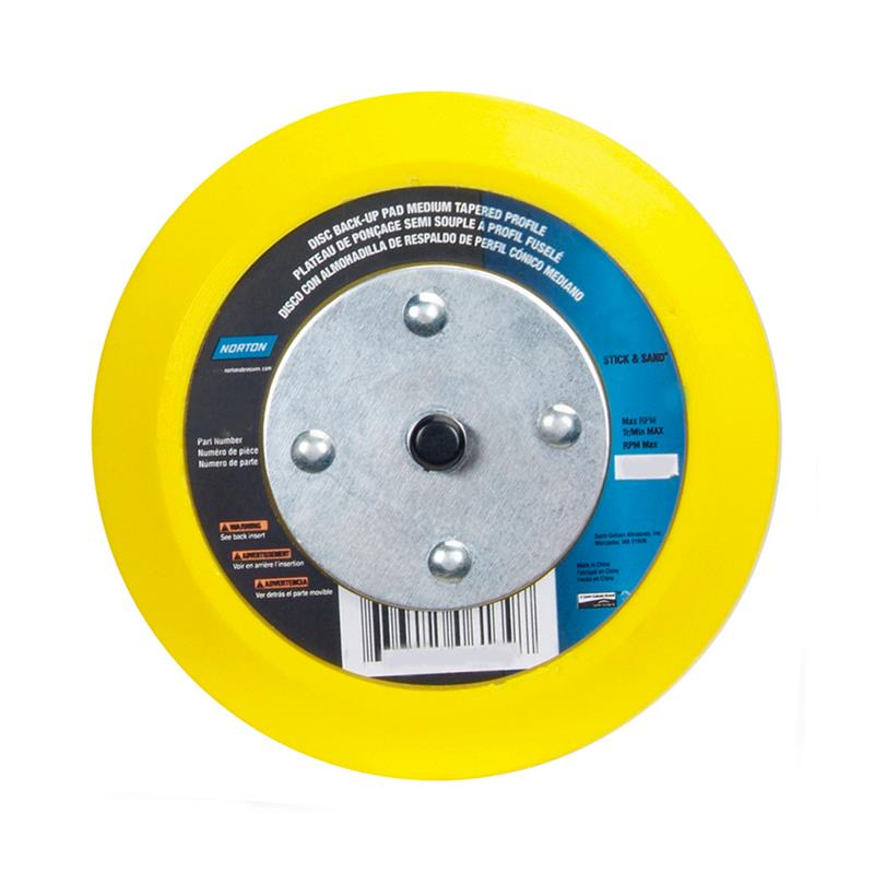 BACK-UP PAD 6" PSA MED 06141 TPRD EZ