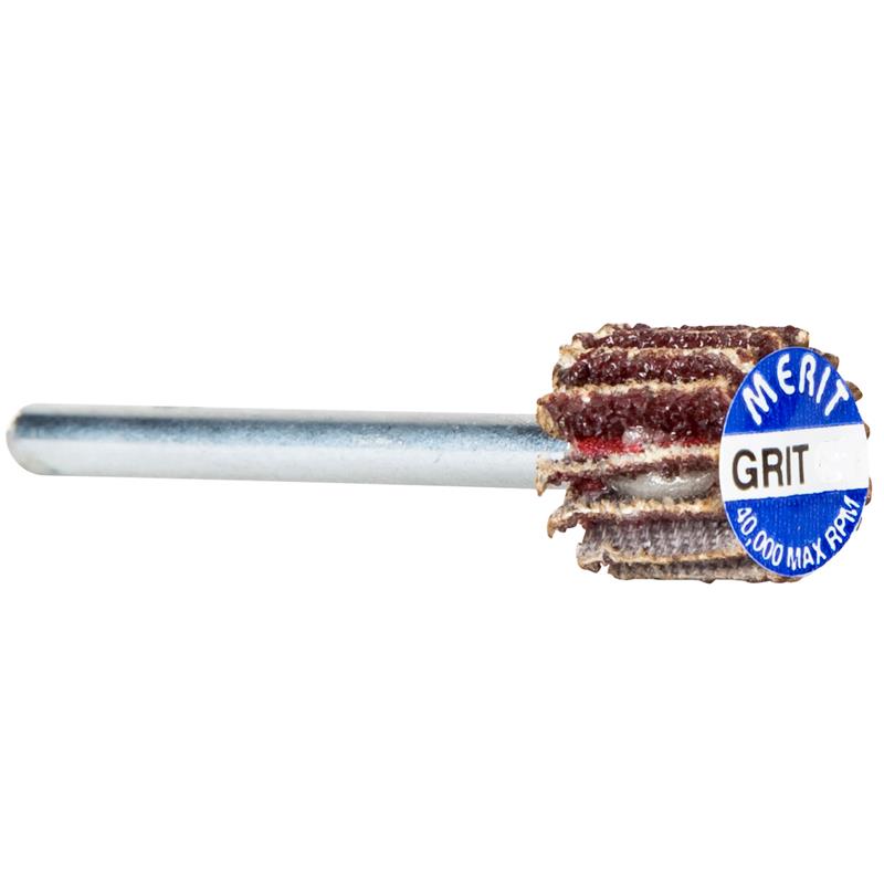 Flap Wheel 3/4"X1/2"X1/8" 240 Grit Micro-Mini Merit