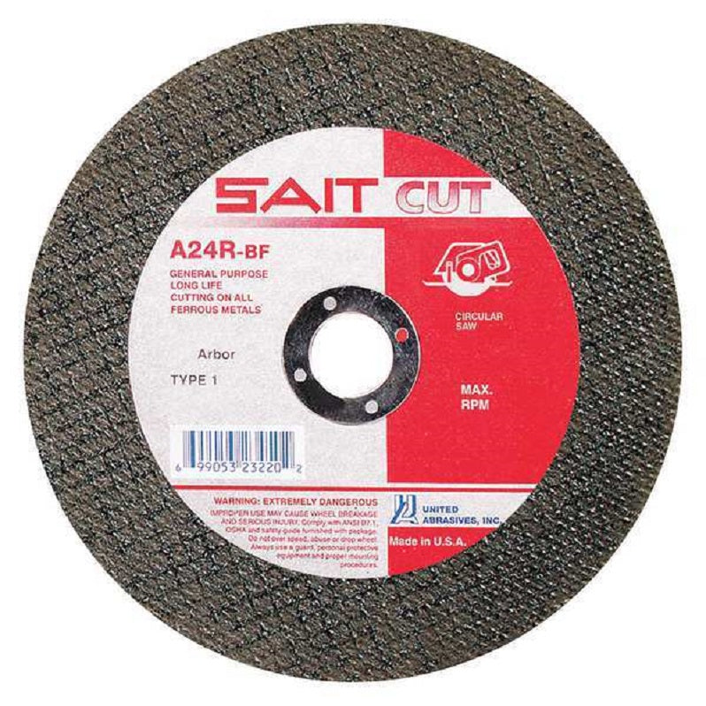 Cut-Off Wheel 4-1/2"X3/32"X7/8" Type 1 A24R