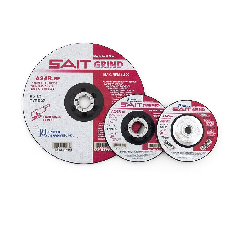 Depressed Center Wheel 7"X1/4"X5/8"-11 Type 27 A24R