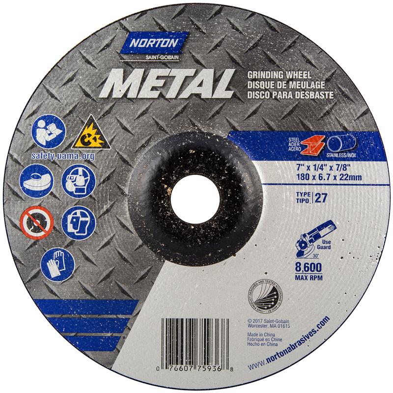 WHEEL 7X1/4X7/8 T-27 75936 METAL EZ