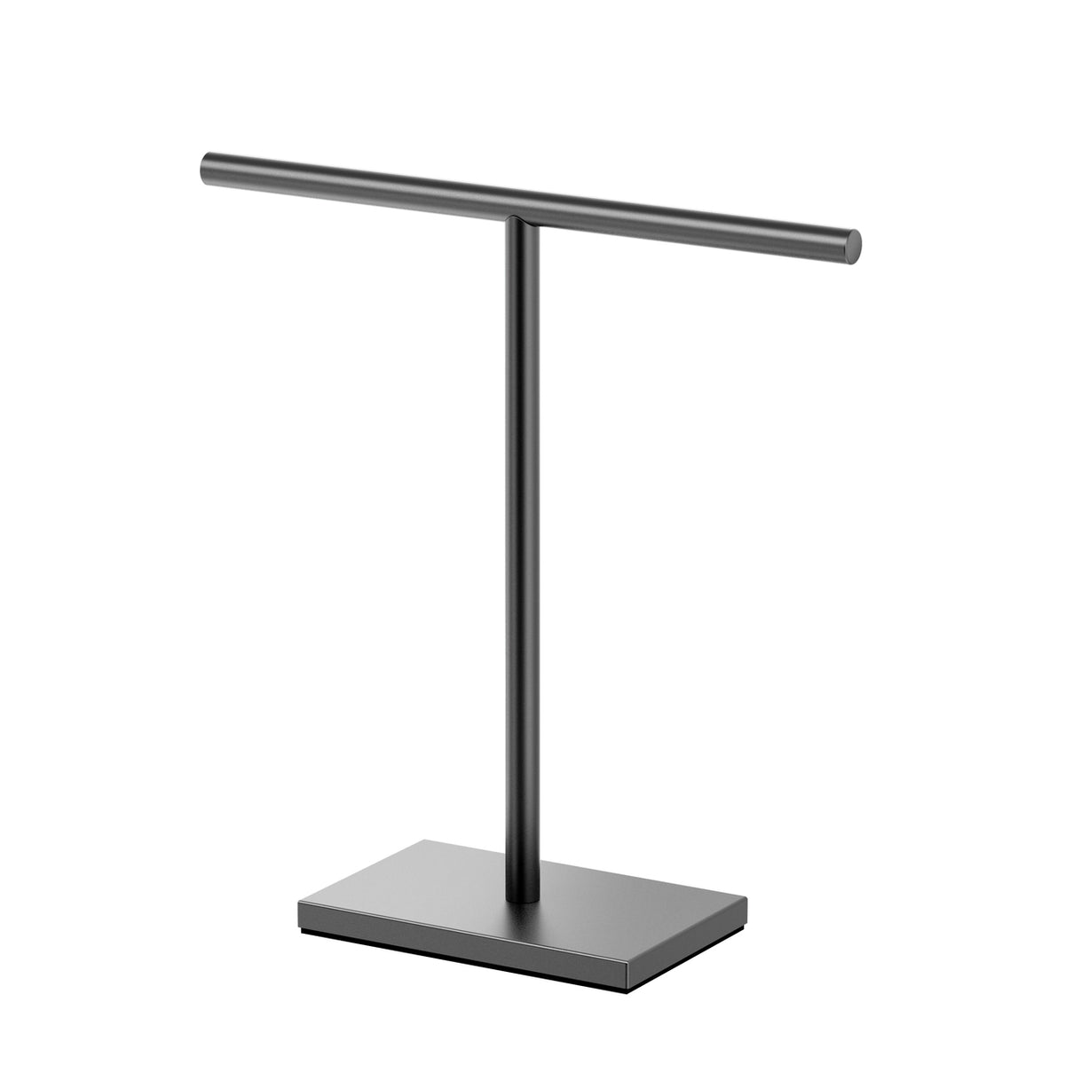 T-Style Countertop Towel Holder in Matte Black