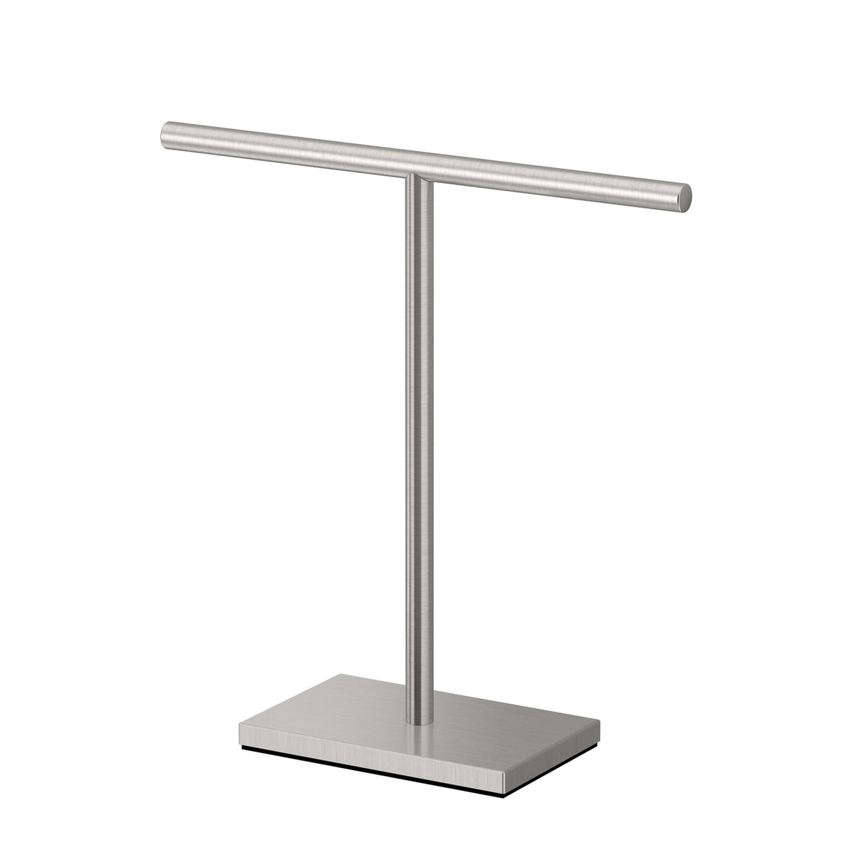 T-Style Countertop Towel Holder in Satin Nickel