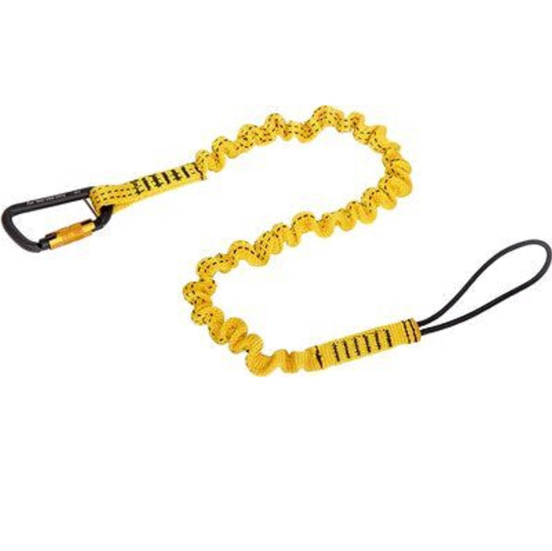 DBI Sala Hook2Loop Bungee Tether & Tool Lanyard 15 lb Capacity, Self-Locking Carabiner