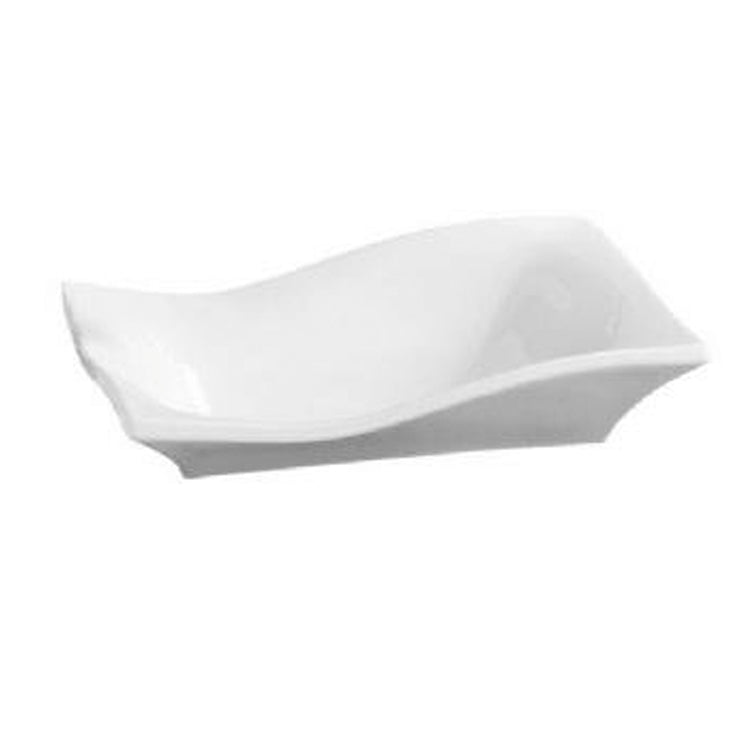 Zen 20x13-5/8 Single Bowl Above-Counter Lavatory Sink w/o Faucet Deck in Cobalt Blue