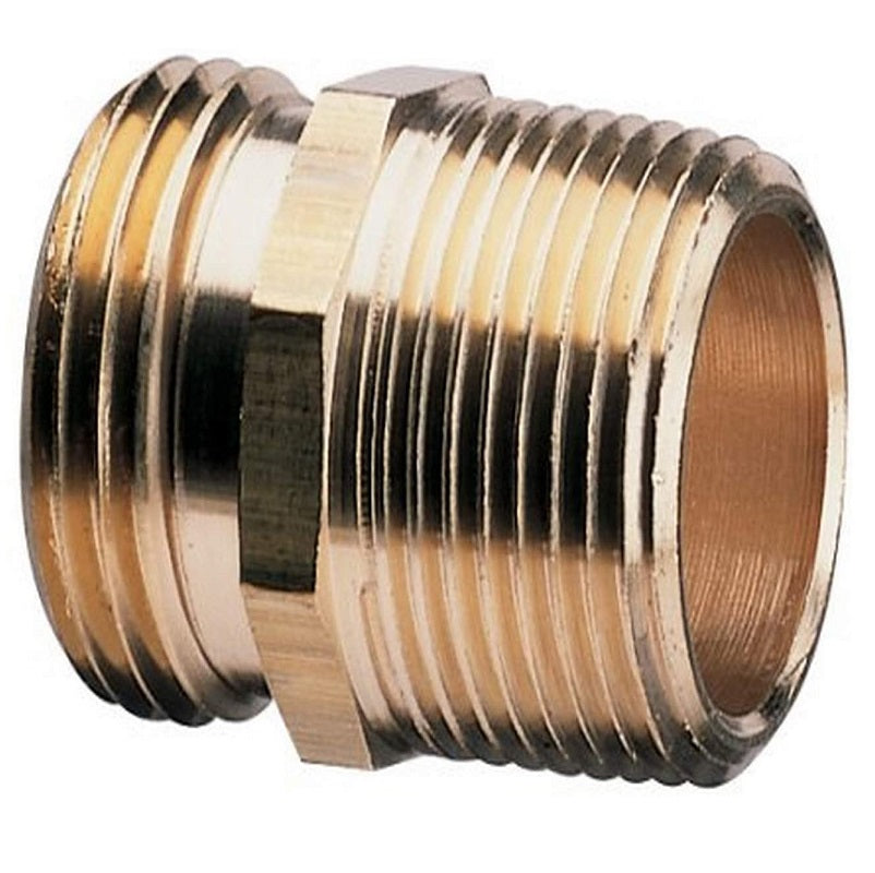 HOSE NIPPLE 3/4 MPT BRS 50571