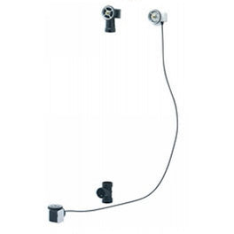 17-24" Deep TurnControl Bath Waste/Overflow Assembly Remote Control ABS Rough-In