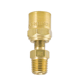 HOSE FTG 3/8 ID X 11/16 OD 2D9 BRASS - REUSABLE 1/4 MPT