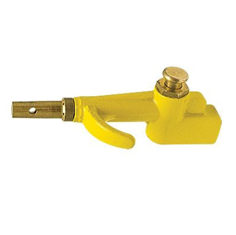Blow Gun 1/4" Inlet Yellow Button Type with Pressed Safety Tip
