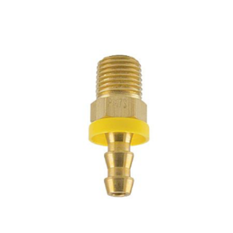 HOSE FTG 1/2X1/2 BRASS SWIVEL BARB PM17S - NPT X HOSE ID - PUSH-ON