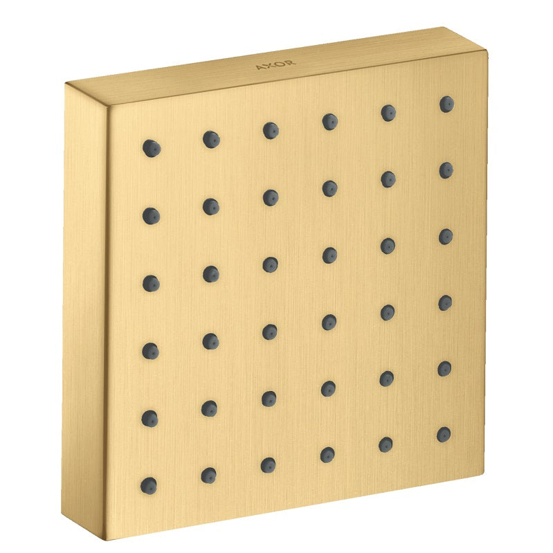 Axor Showersolutions Square Body Spray Trim in Gold Optic