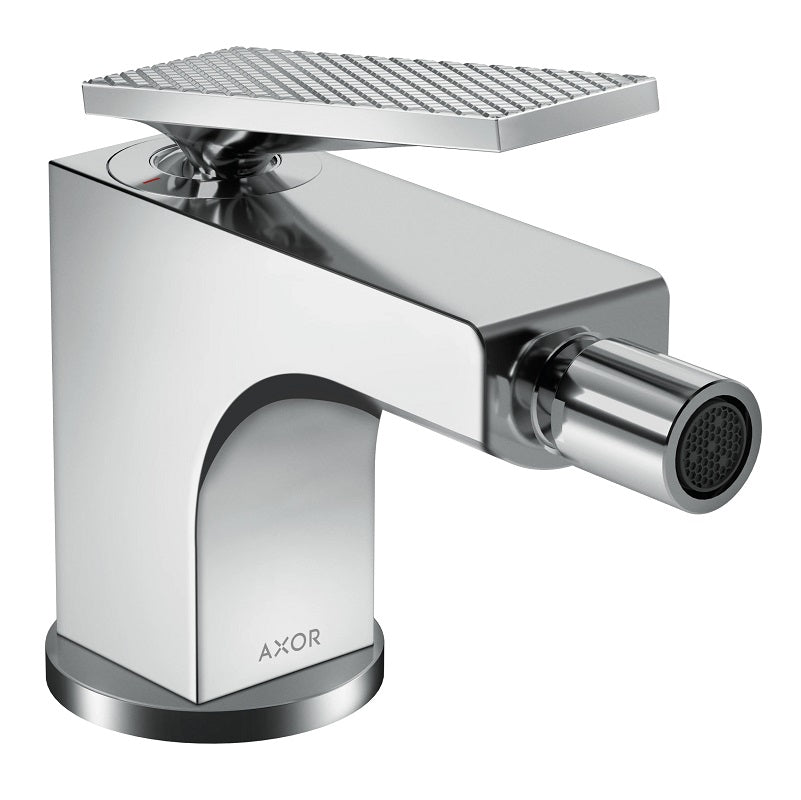 Axor Citterio Rhombic Cut Single-Hole Bidet Faucet in Chrome