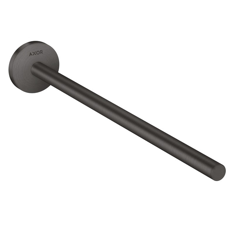 Axor Universal Circular 14" Towel Bar in Brushed Black Chrome
