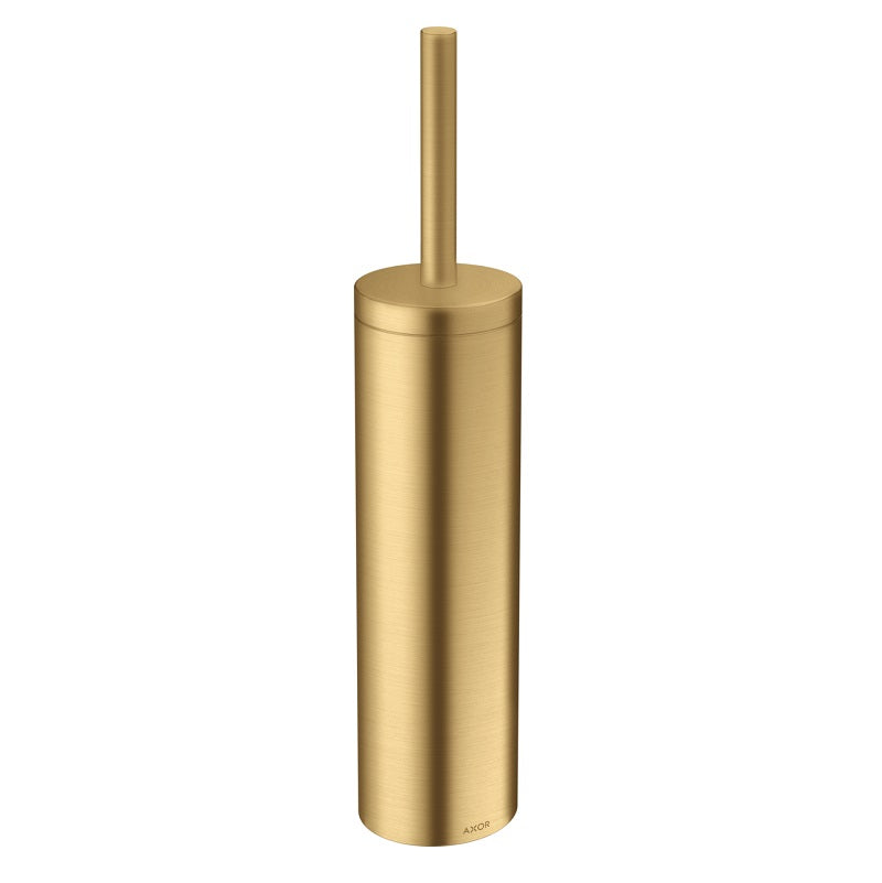 Axor Universal Circular Toilet Brush Set in Brushed Gold Optic