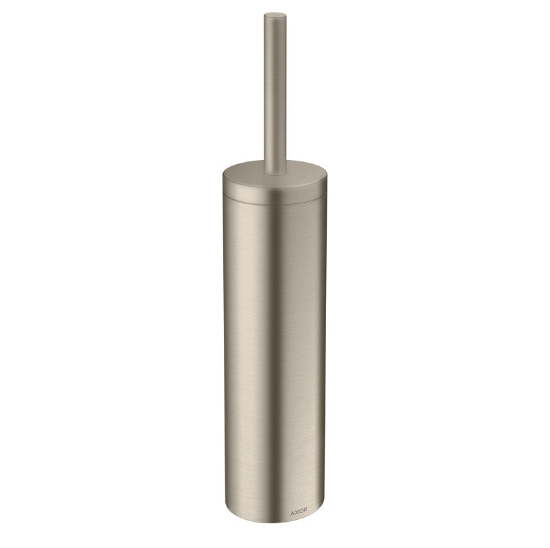 Axor Universal Circular Toilet Brush Set in Brushed Nickel