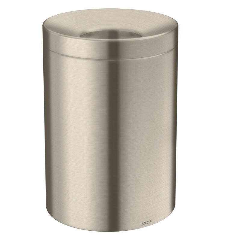 Axor Universal Circular Waste Bin in Brushed Nickel