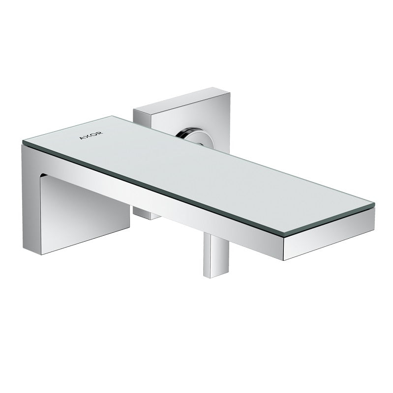 Axor MyEdition Wall Mount 1-Hdl Faucet Trim in Chrome/Mirror Glass, 1.2 gpm