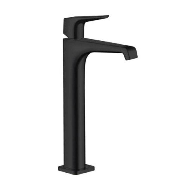 Axor Citterio E 1-Hole Faucet 250 w/Lever Handle in Matte Black, 1.2 gpm