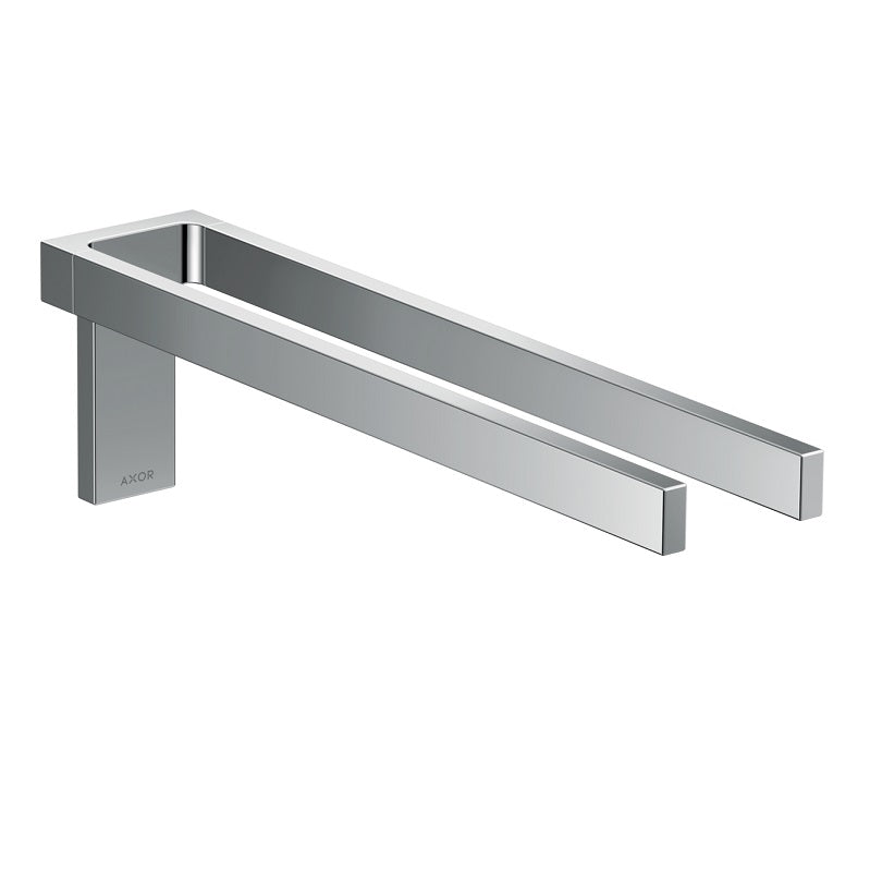 Axor Universal Rectangular Towel Holder Twin-Holder in Chrome