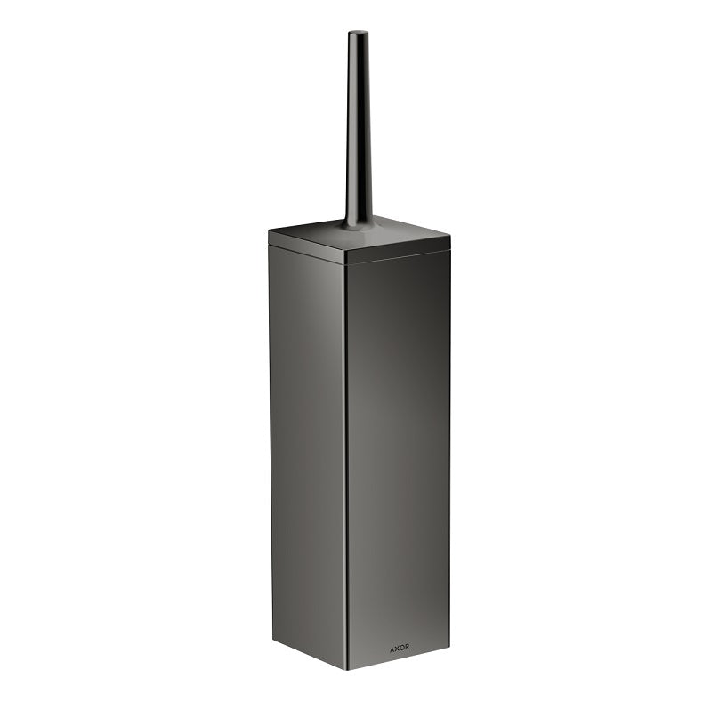 AXOR Universal Rectangular Toilet Brush Holder in Polished Black Chrome