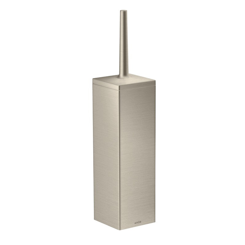 AXOR Universal Rectangular Toilet Brush Holder in Brushed Nickel