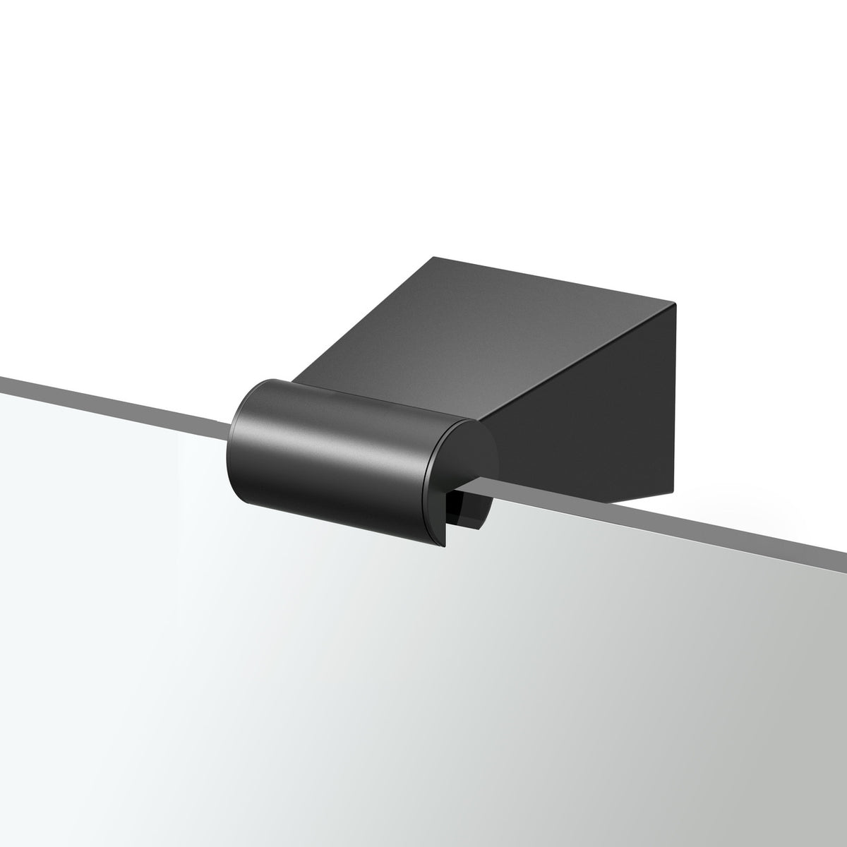 Bleu 22x30" Minimalist Rectangular Mirror in Matte Black