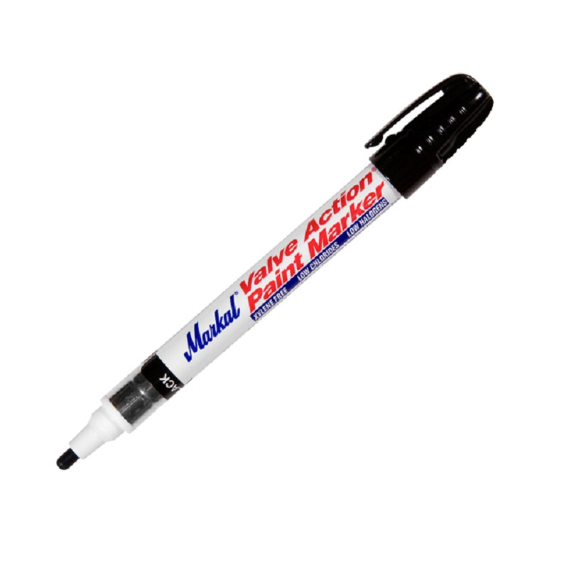 Paint Marker Black Valve Action