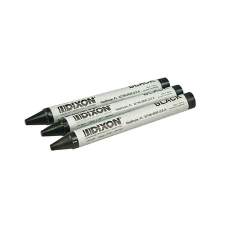 Crayon Black American Marker Round 5"X9/16"