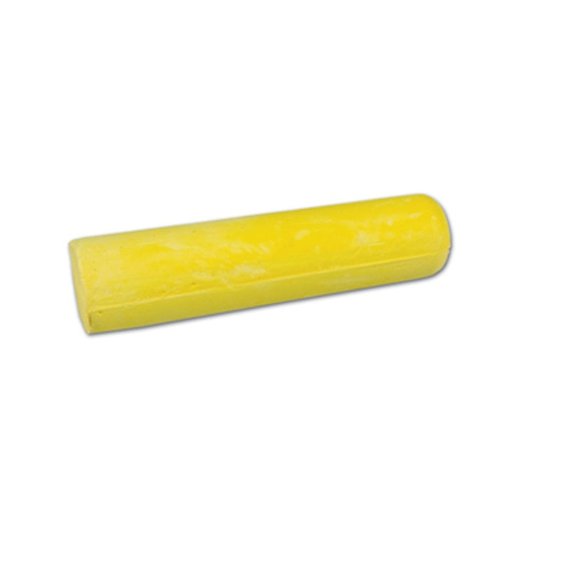 Chalk Yellow Railroad Round Tapered 4"X1"