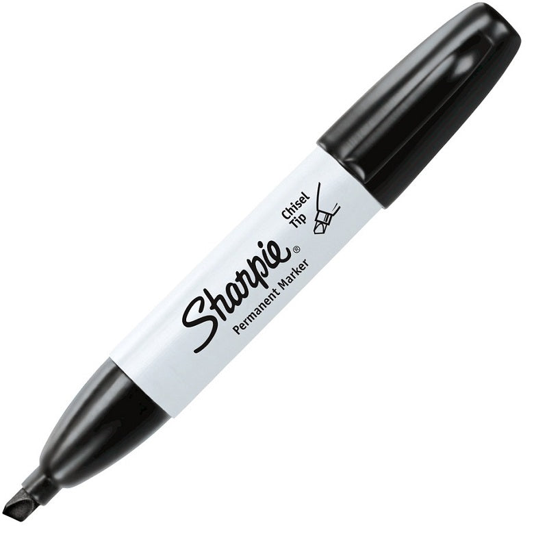 Marker Chisel Tip Black